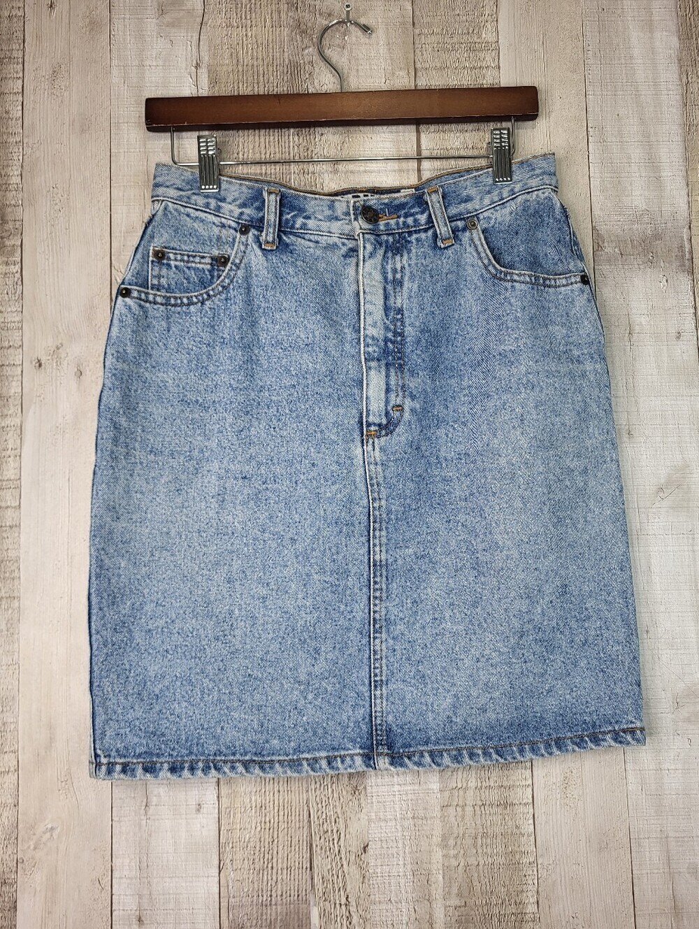 Classic Vintage USA Rider Light Blue Denim Skirt